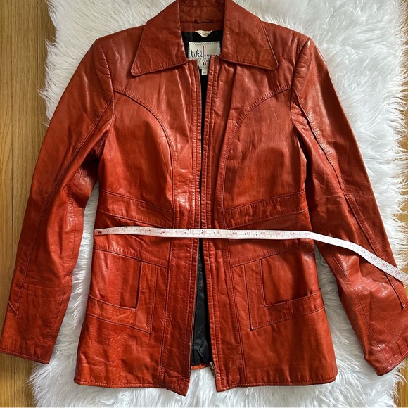 70s Vintage Wilson’s House of Suede & Leather Ladies Jacket✨Unique Sample Piece - Picture 8 of 13